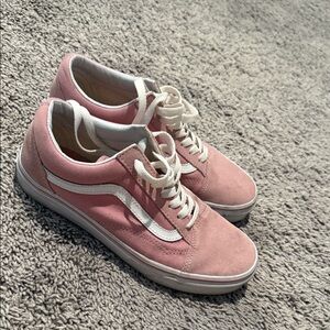 Women's Pink Vans Size 7.5
